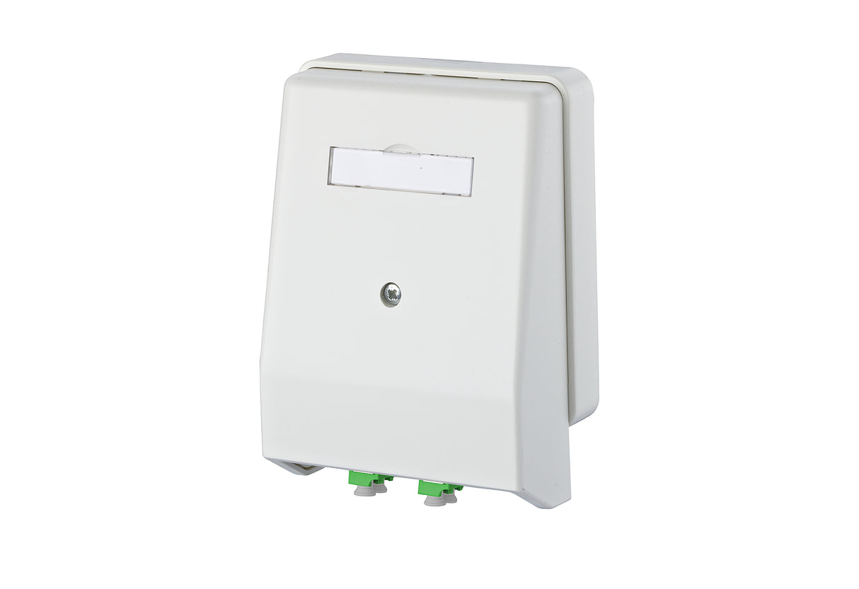 METZ CONNECT LWL-Anschlussdose 2xLC-D AP 1501127602-E ws ger Textf