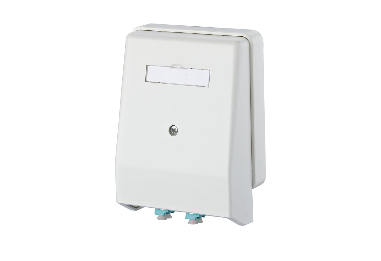 METZ CONNECT LWL-Anschlussdose 2xLC-D AP 1501127702-E ws ger Textf