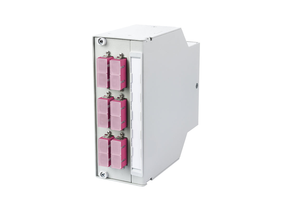 METZ CONNECT LWL-Patchpanel 6f SC-D OM4 15024A0BB06-E Hutschiene max:6f