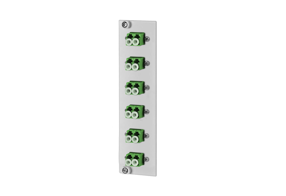 METZ CONNECT LWL-Frontplatte APC 6f LC-D 15024A7606-E Hutschiene OS2 max:6f