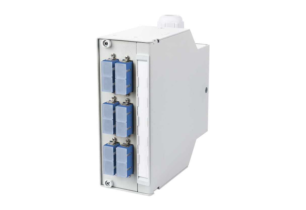 METZ CONNECT LWL-Patchpanel 6f SC-D OS2 15024A9E206-E Hutschiene m.Pigtails