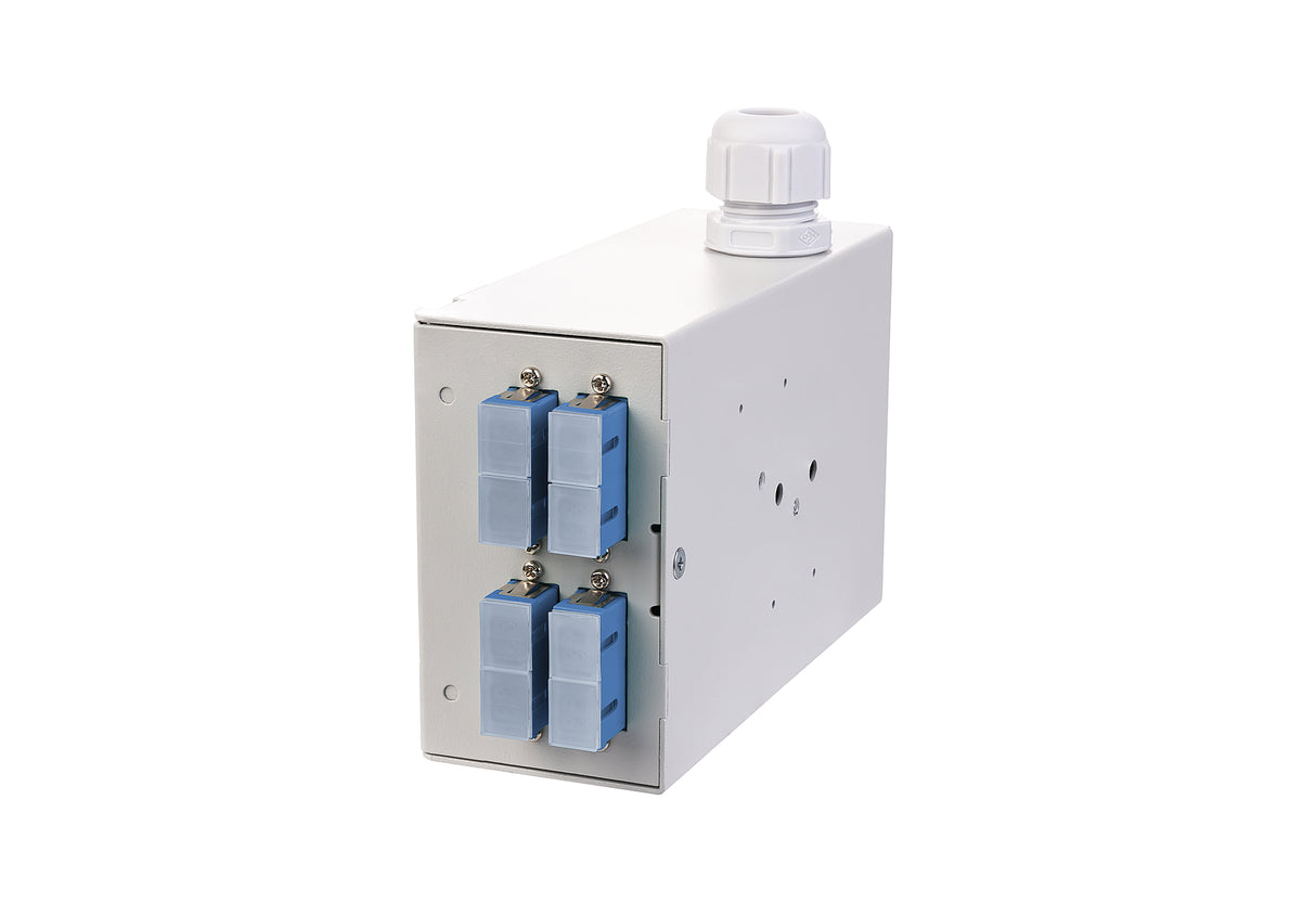METZ CONNECT LWL-Patchpanel 4f SC-D OS2 15024K0E204-E Hutschiene max:4f