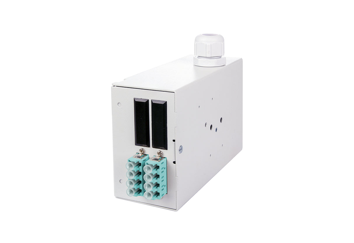 METZ CONNECT LWL-Patchpanel 2f LC-Q OM3 15024K57802-E Hutschiene m.Pigtails
