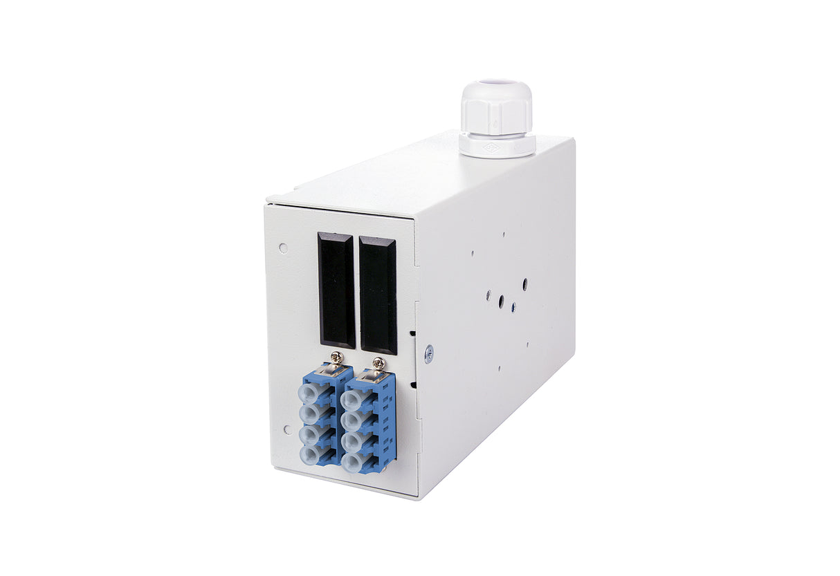 METZ CONNECT LWL-Patchpanel 2f LC-Q OS2 15024K97102-E Hutschiene m.Pigtails