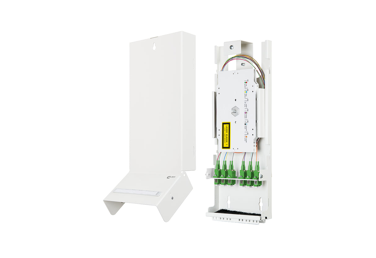 METZ CONNECT LWL-Patchpanel APC 6f LC-D 1503097606-E Wandmont OS2 m.Pigtails