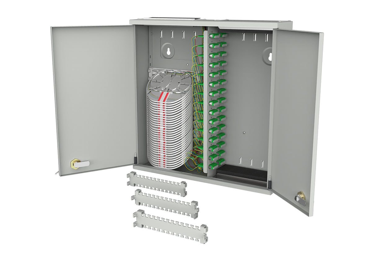 METZ CONNECT LWL-Patchpanel APC 30f LC-Q 1503397A30-C Wandmont OS2 m.Pigtails