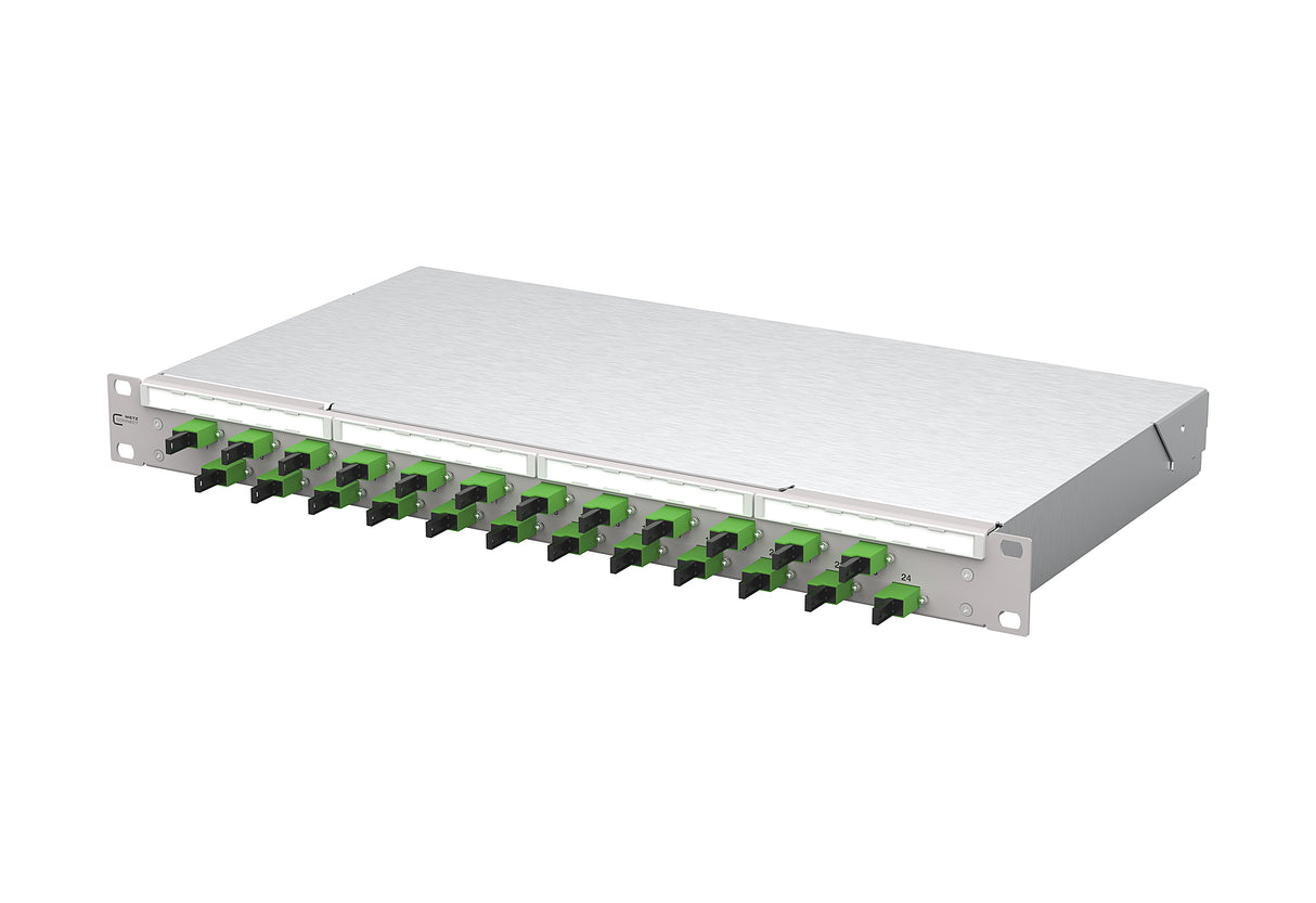 METZ CONNECT LWL-Patchpanel APC 24f OS2 1504505924-E 482,6mm(19), 1HE E2000