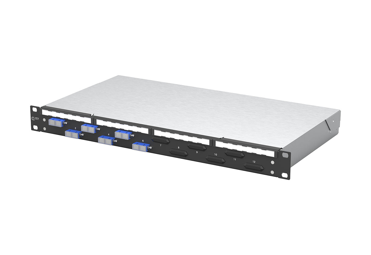 METZ CONNECT LWL-Patchpanel 6f SC-D OS2 150450E206-C 482,6mm(19), 1HE