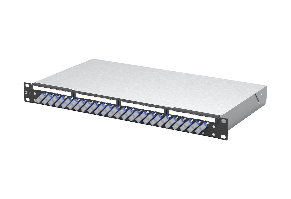 METZ CONNECT LWL-Patchpanel 24f SC-D OS2 150450E224-B 482,6mm(19), 1HE