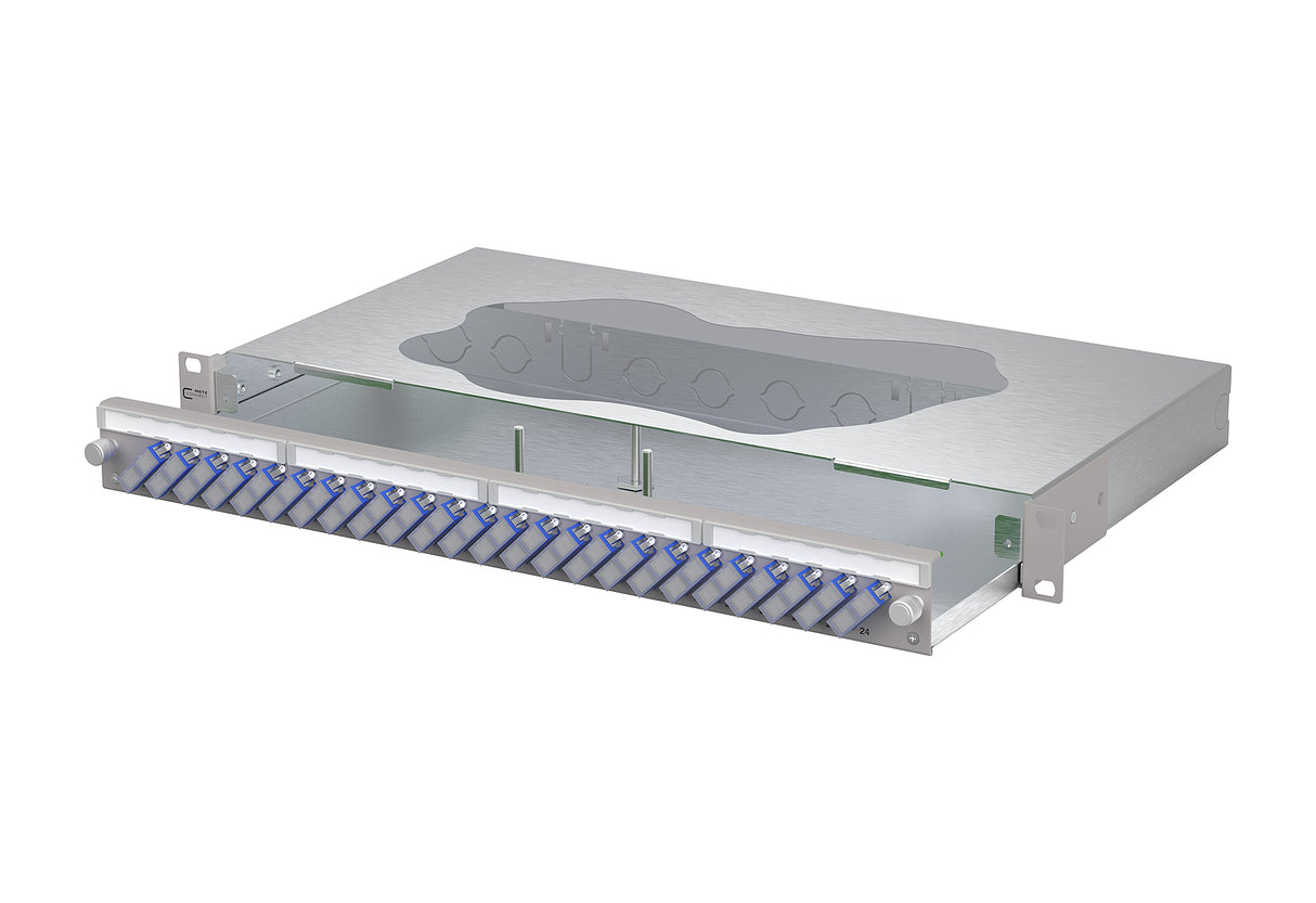 METZ CONNECT LWL-Patchpanel 24f SC-D OS2 150460E224-E 482,6mm(19), 1HE max:24f