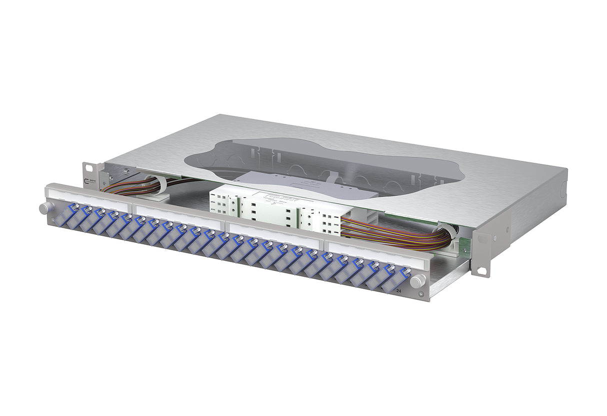METZ CONNECT LWL-Patchpanel 24f SC-D OS2 150469E224-E 482,6mm(19), 1HE max:24f