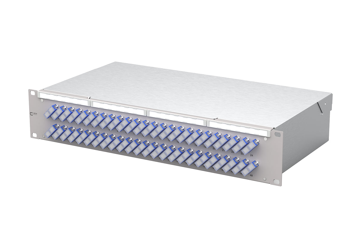METZ CONNECT LWL-Patchpanel 48f SC-D OS2 150480E248-E 482,6mm(19), 2HE