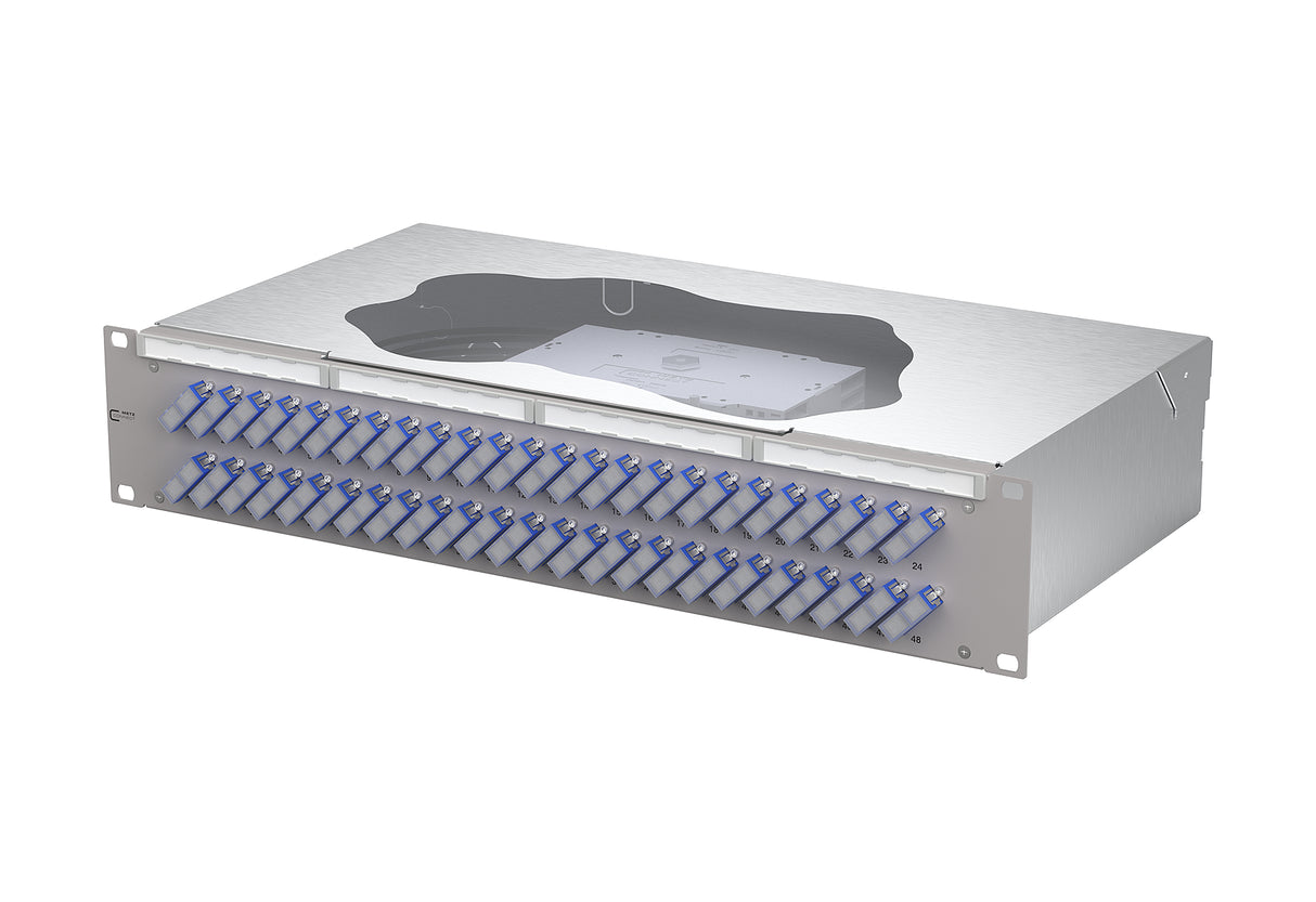 METZ CONNECT LWL-Patchpanel 48f SC-D OS2 150489E248-E 482,6mm(19), 2HE max:48f