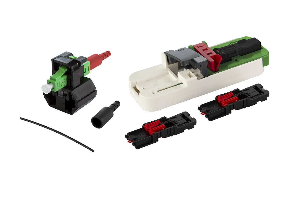 METZ CONNECT LWL-Stecker LC APC SM klemm 1509QAJA010C-E Keramik gn