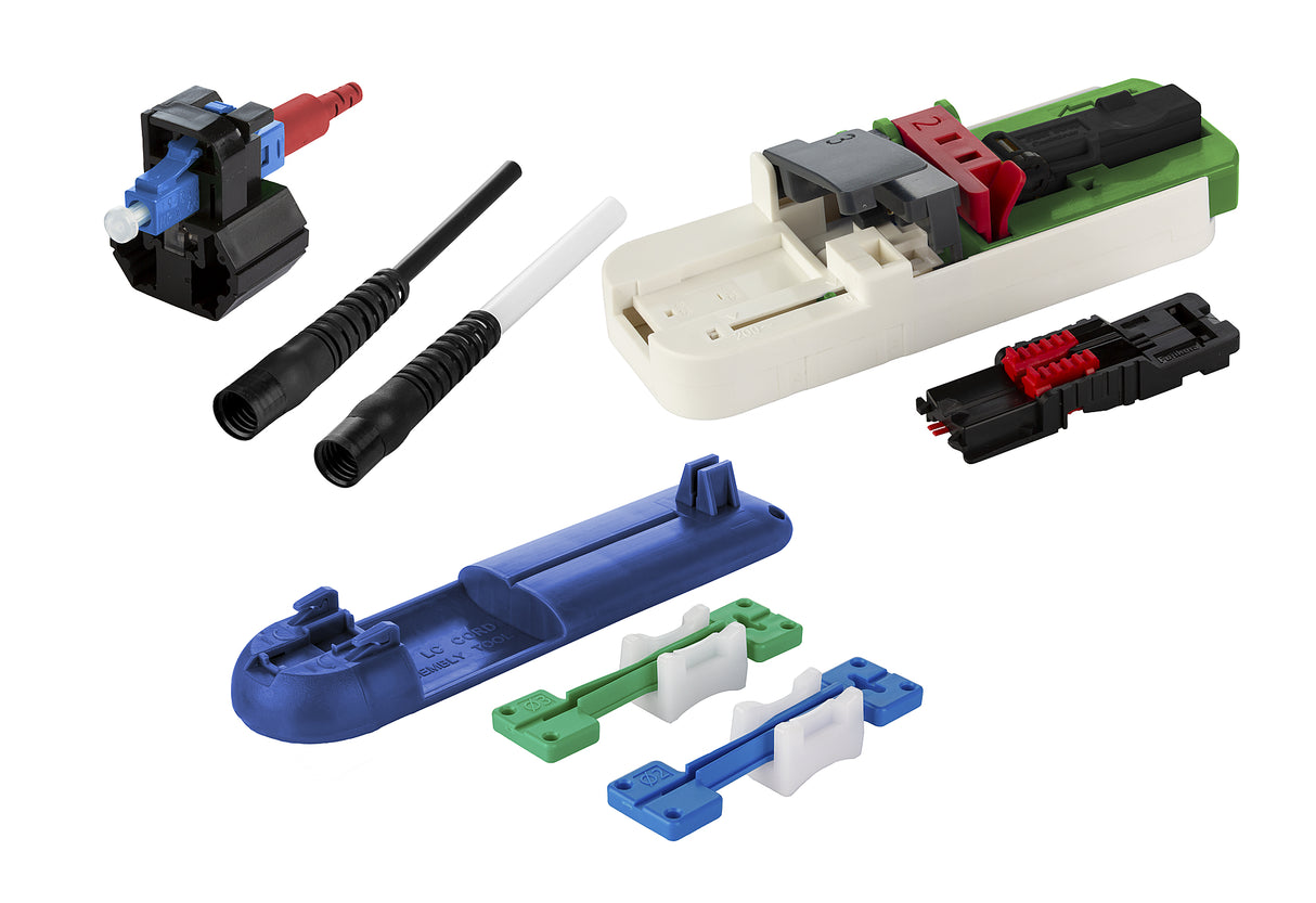 METZ CONNECT LWL-Stecker LC SM klemm bl 1509QKJO002C-E Keramik