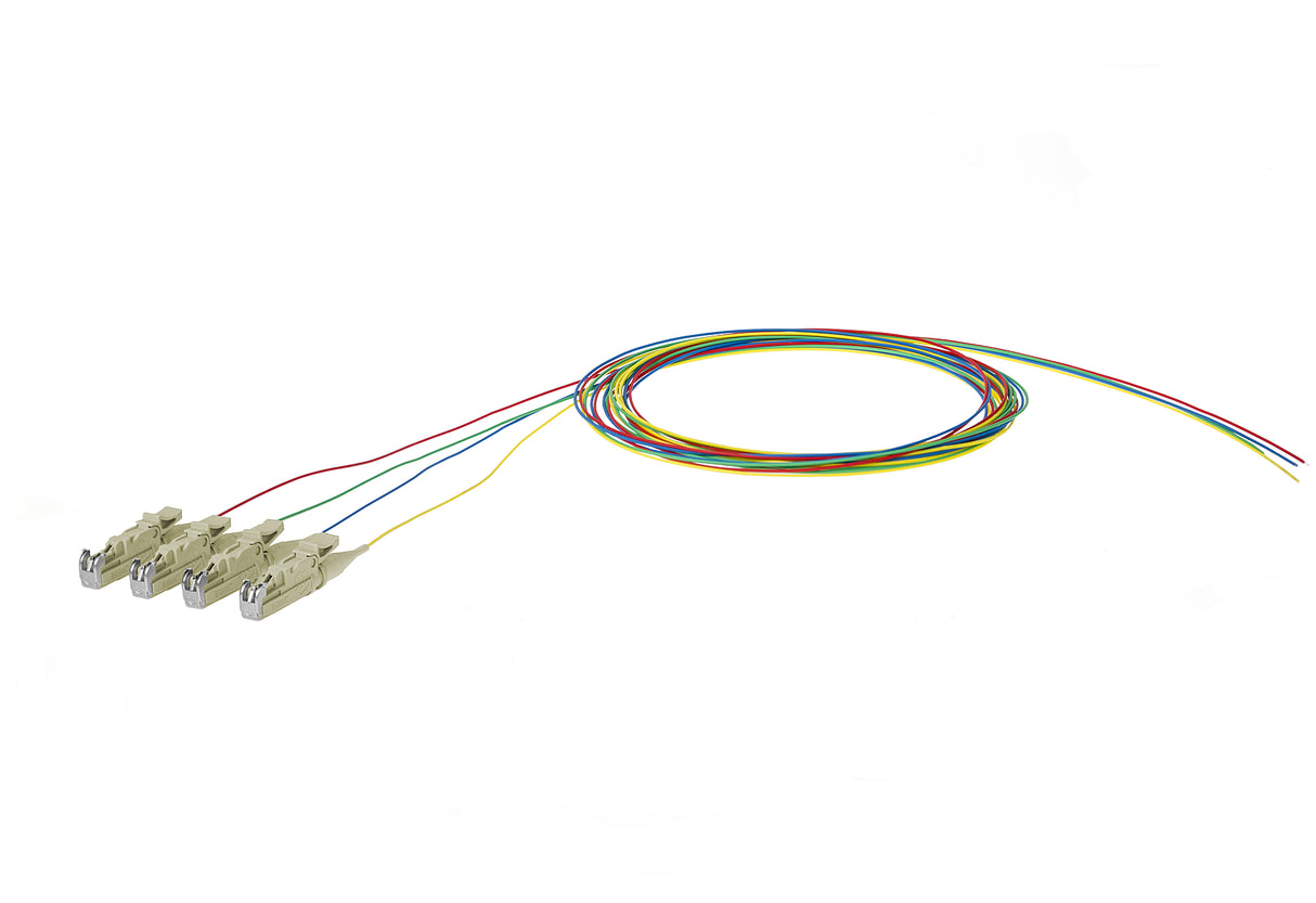 METZ CONNECT LWL-Pigtail E2000 SM OS2 2m 150Q1MO0020E4 mehrf Aderpigtail