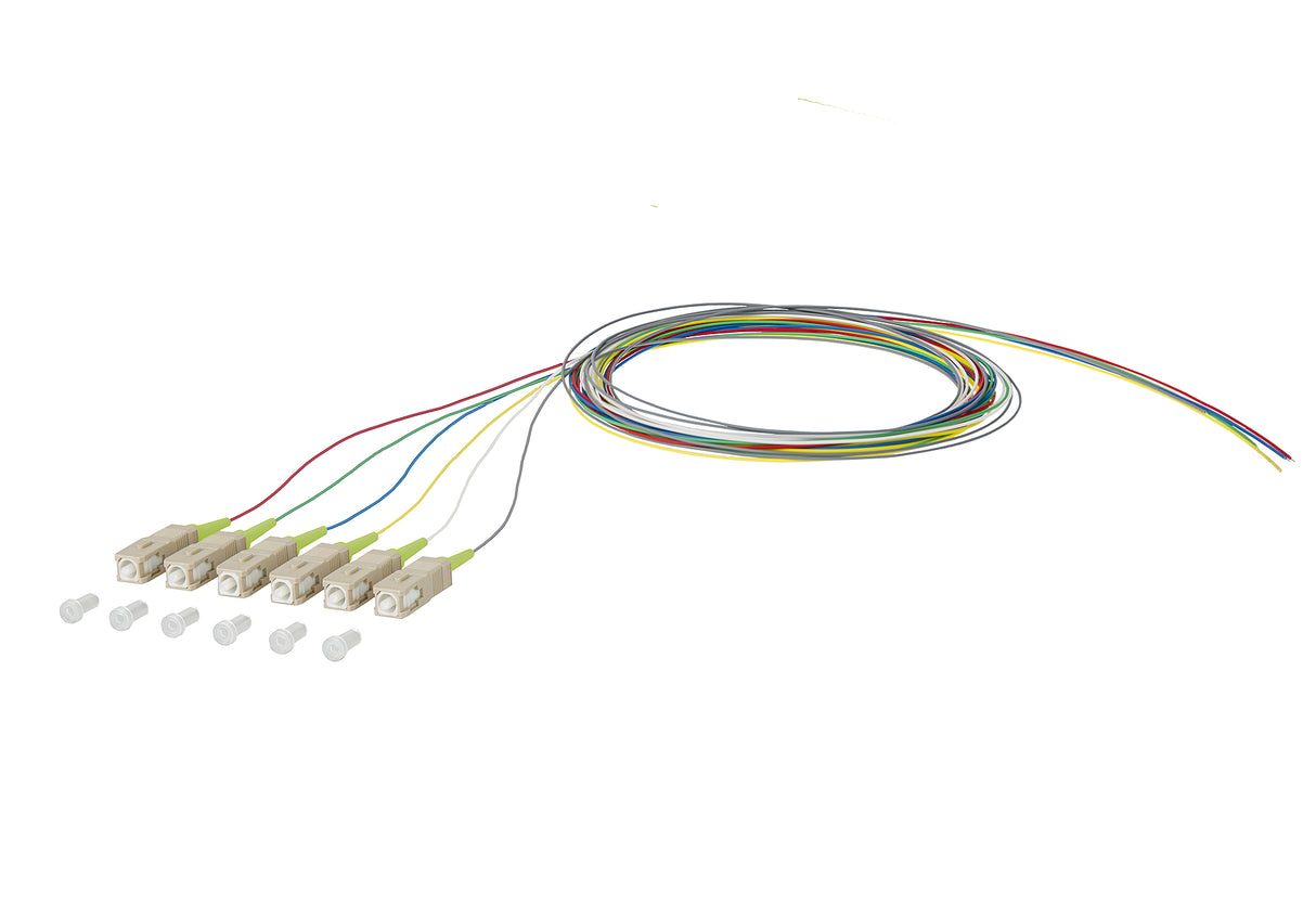 METZ CONNECT LWL-Pigtail SC 50/125 OM5 150R1CO0020E6 2m mehrf Aderpigtail