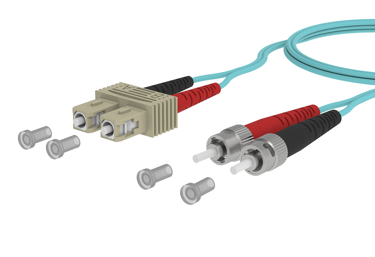 METZ CONNECT LWL-Patchkabel SC-D/ST OM3 151J1EOAO50E 50/125 5m tk