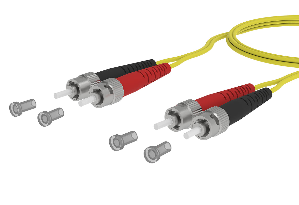 METZ CONNECT LWL-Patchkabel ST SM OS2 ge 151P1AOAOC0E 30m