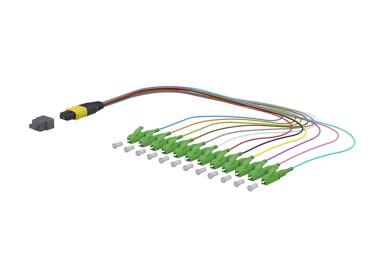 METZ CONNECT LWL-Pigtail LC SM OS2 APC 151P5TMJA003A 0,3m gn Aderpigtail