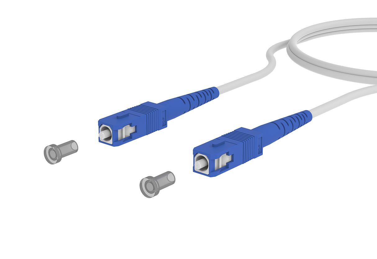 METZ CONNECT LWL-Patchkabel SC SM OS2 1m 151P7EOEO10E ws