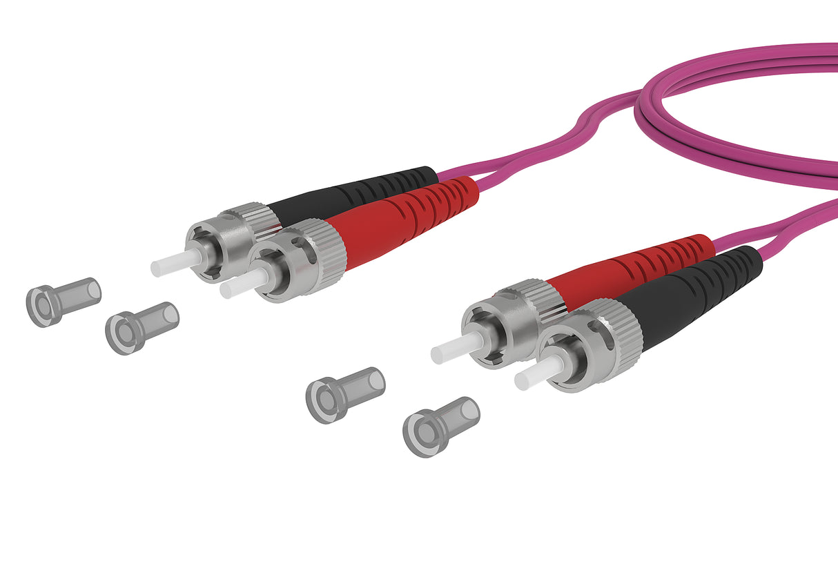 METZ CONNECT LWL-Patchkabel ST 50/125 vi 151S1AOAOA0E OM4 10m