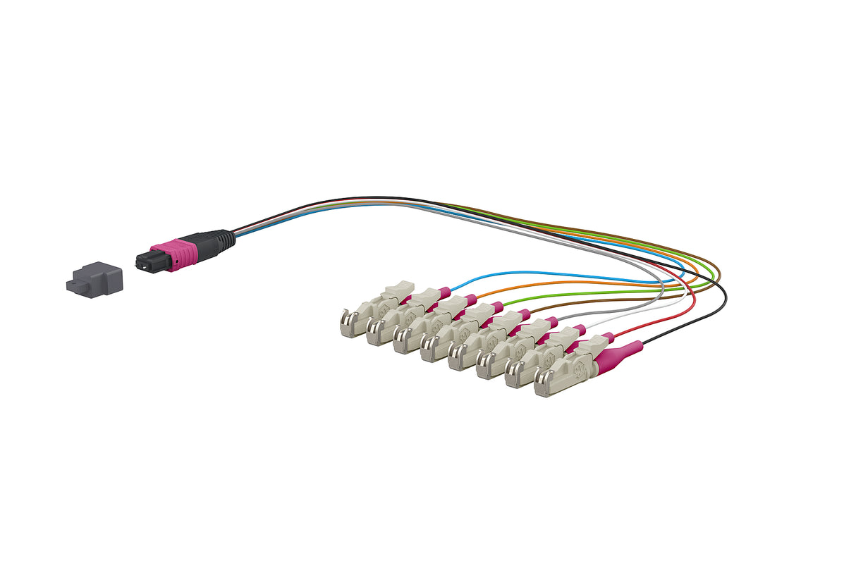 METZ CONNECT LWL-Pigtail E2000 50/125 151S48MMO003A OM4 0,3m Aderpigtail