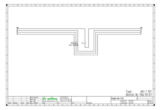 SPELSBERG Lasttrenngehäuse NH00 100A AKi-T 101 690V 150x300x132mm IP65