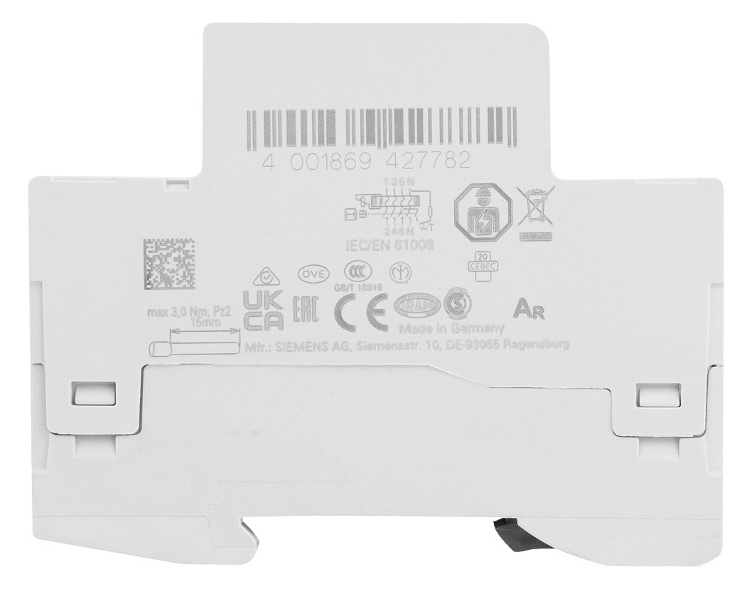 SIEMENS FI-Schutzschalter A 4p 440V 63A 5SV3346-6 0,03A 4TE REG 10kA 1kA/stoß
