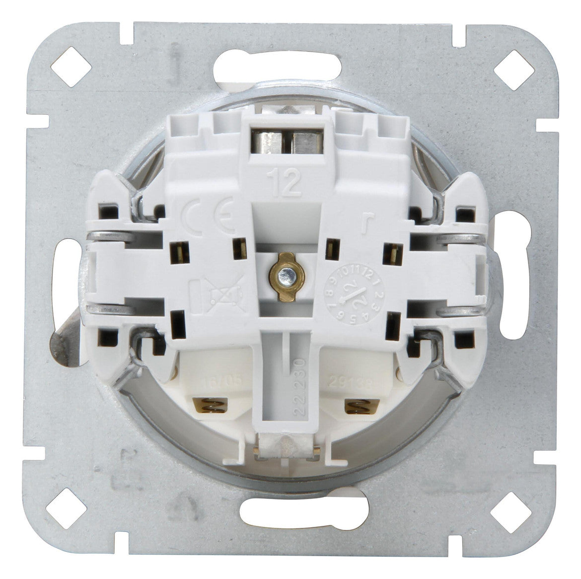 KOPP Steckdose 1f rws glz UP m.BS Klappd 940129002 IP20
