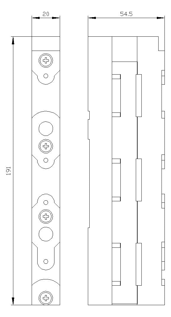SIEMENS Befestigung Ersatzteil 8GK9711-0KK03