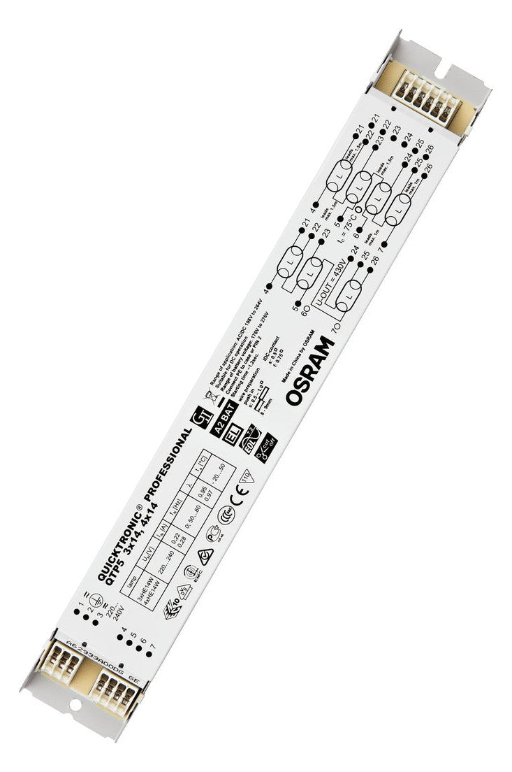 OSRAM Vorschaltgerät 4x14W elektr f.T5 QTP5 3X14