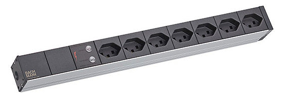BACHMANN Steckdosenleiste 7f sw 3m IP20 800.1258 ÜSS 1,5qmm