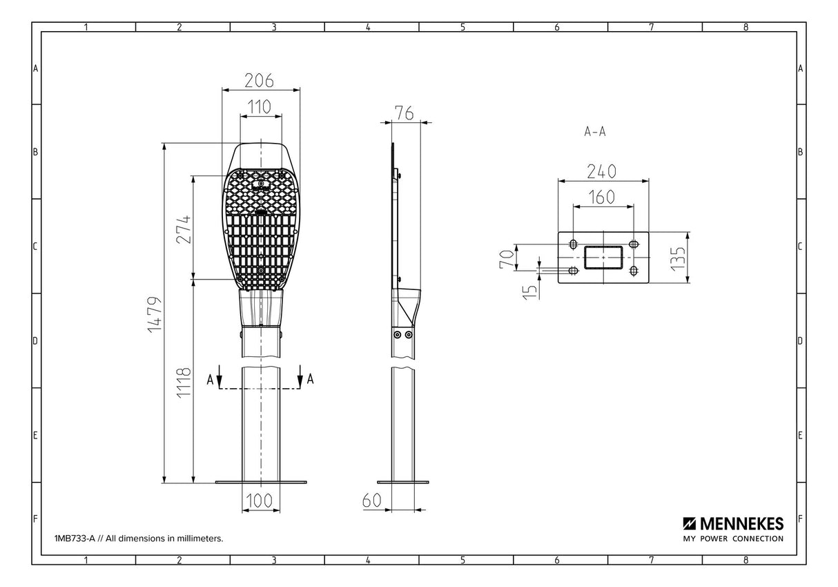 MENNEKES EMOBIL Standfuß Standfuß für AMTRON 4Y/4B