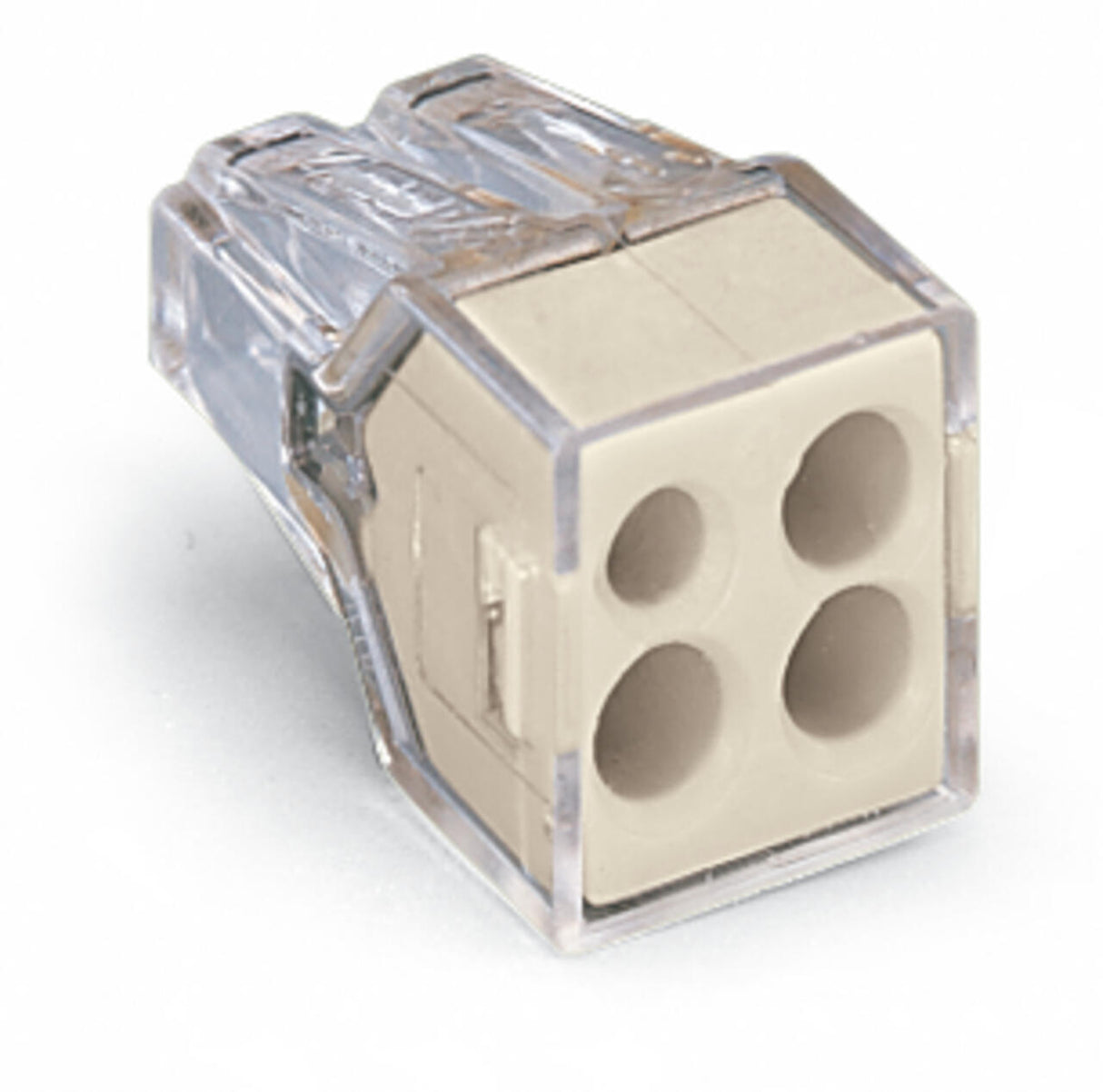 WAGO Steckklemme 4f 400V 24A 0,75-2,5qmm 773-124 lgr f.Massivleit