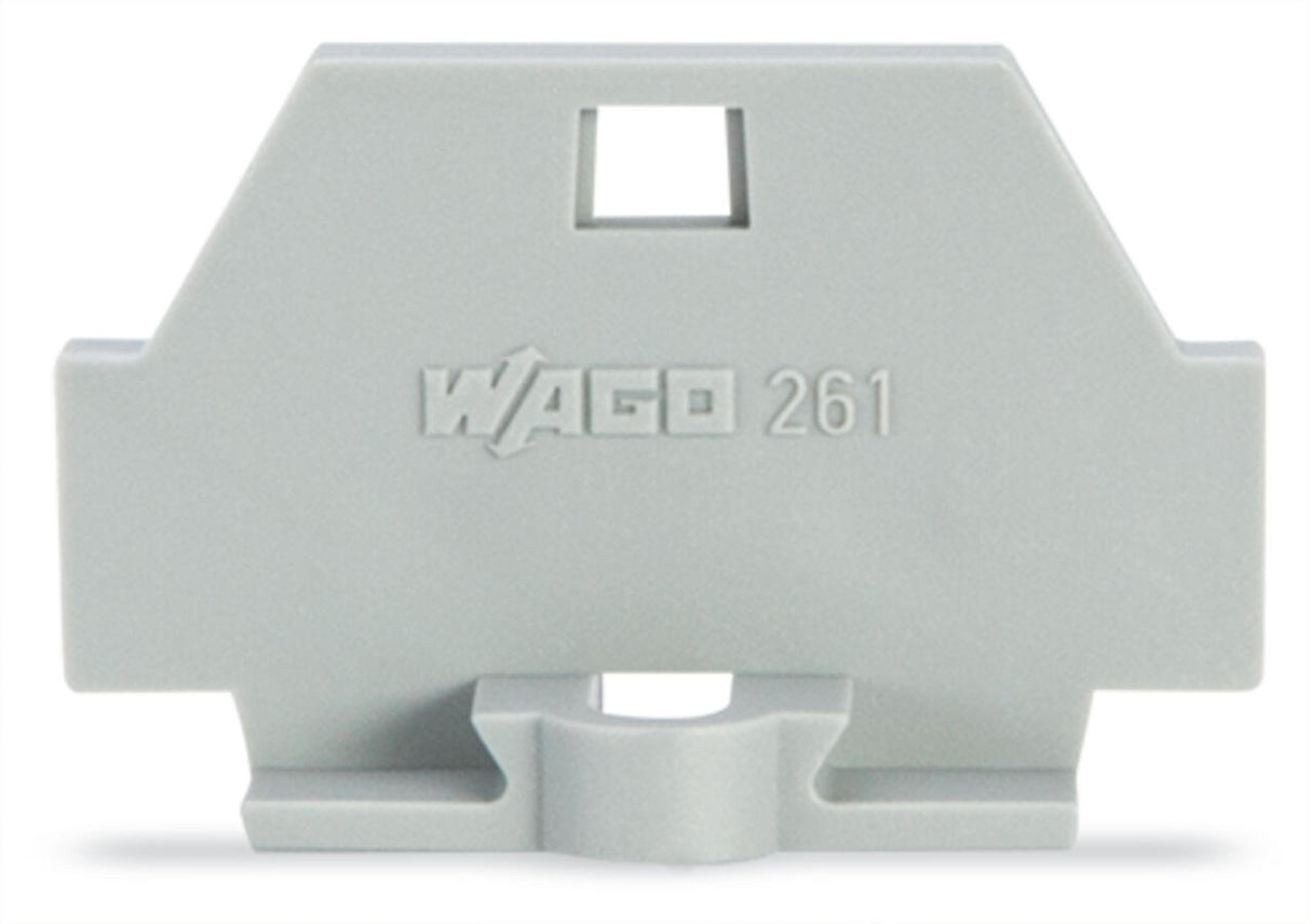 WAGO Abschlussplatte rastb gr Serie 261 261-361