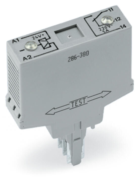 WAGO Schaltrelais 1W IP20 15x82,5x50mm Serie 286 286-380 Steckanschl