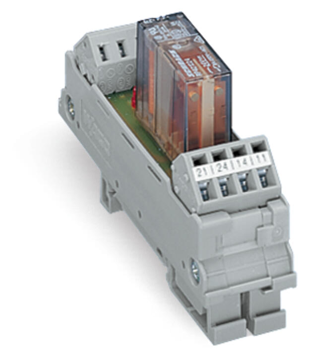 WAGO Schaltrelais 24V/AC 2W IP20 Serie 288 288-512 22,5x48x85mm Federzug