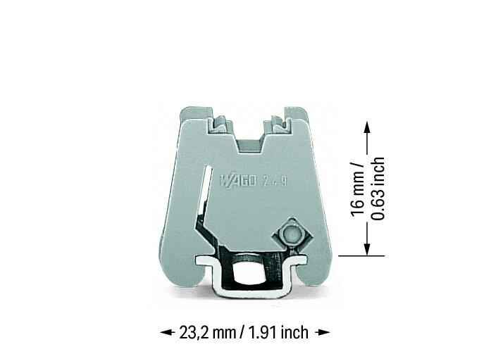 WAGO Endklammer/halter Kst TS15 Serie 249 249-101 schraublos