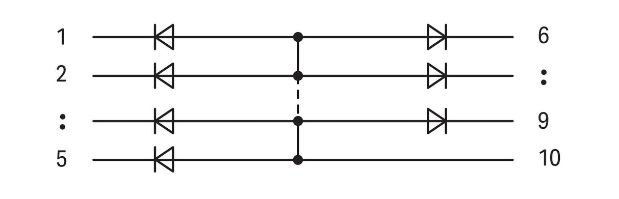 WAGO Zubehör Befehlsgeräte Diodenelement Serie 286 286-805