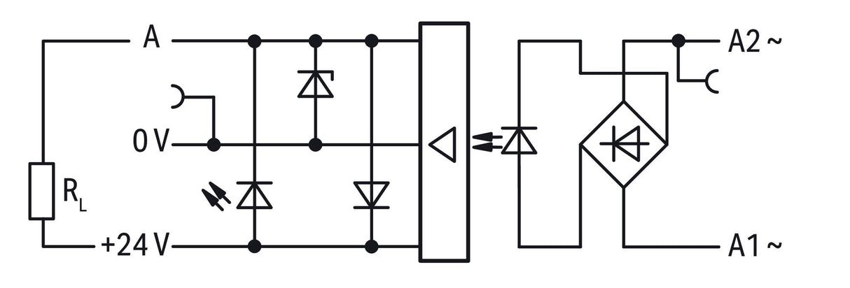 WAGO Optokoppler 230V 0,0006A 20-30V Serie 859 859-712 Transistor