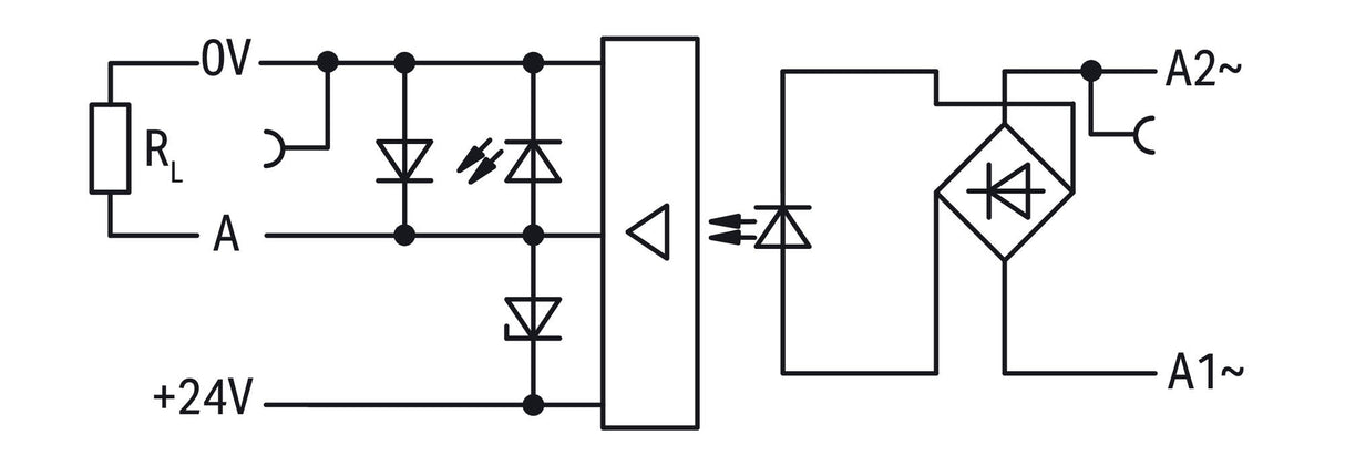 WAGO Optokoppler 230V 0,0006A 20-30V Serie 859 859-772 Transistor