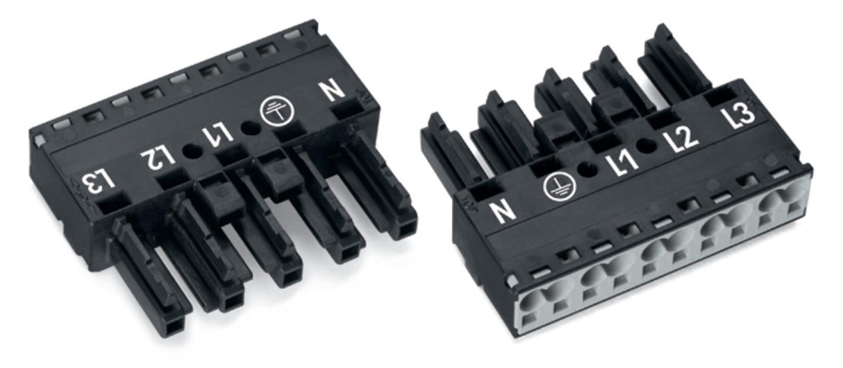 WAGO Steckverbinder Gebäude Buchse 5p Serie 770 770-205 Federzug 400V 25A