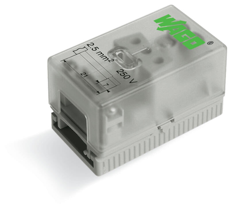 WAGO Flachleitungsadapter 3p 0-2,5qmm gr Serie 896 896-231 250V 24A Einspeisung
