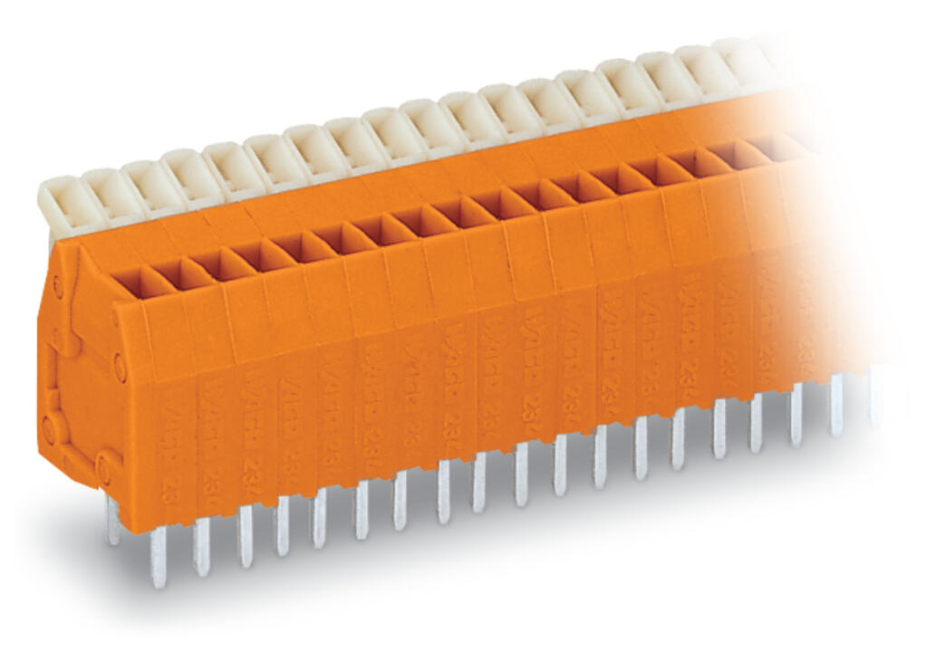 WAGO Printklemme 12f 1re or RM=2,54 Serie 234 234-512 Federzug/Löt 0,25qmm