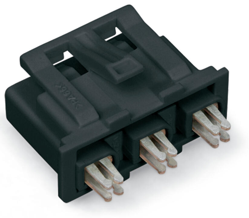 WAGO Gerätestecker 3p ger Einb/steck 25A Serie 770 770-418 Federzug 250V 4qmm