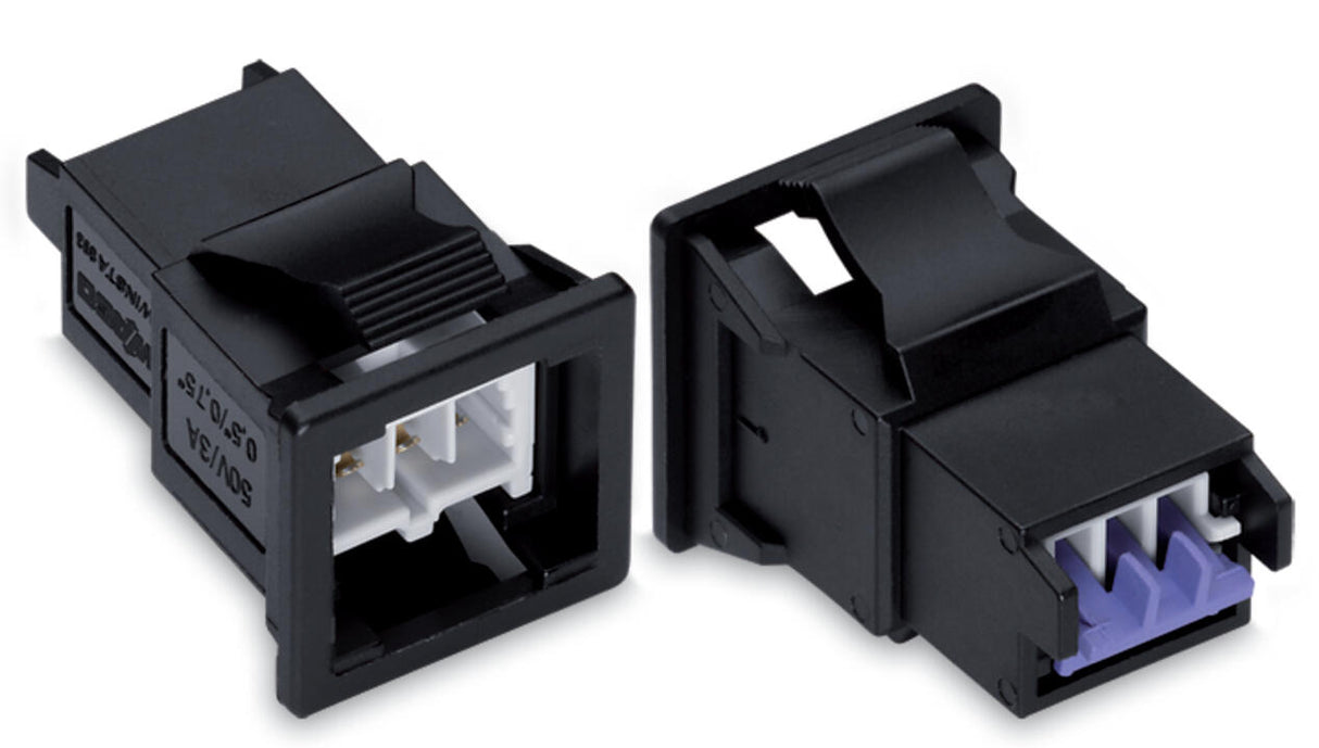 WAGO Gerätestecker 2p ger Snap/schraub Serie 893 893-2032 Federzug 50V 3A 8qmm