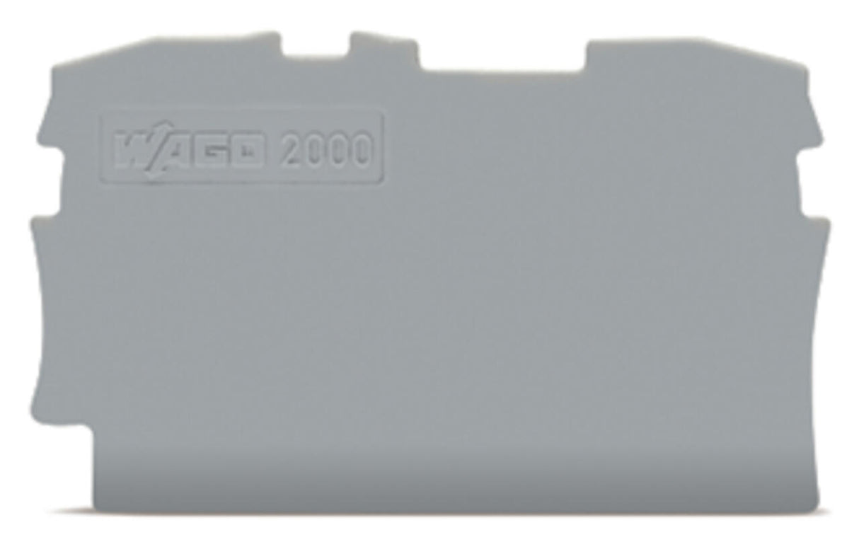 WAGO Abschl/Zwischenplatte rastb gr Serie 2000 2000-1291