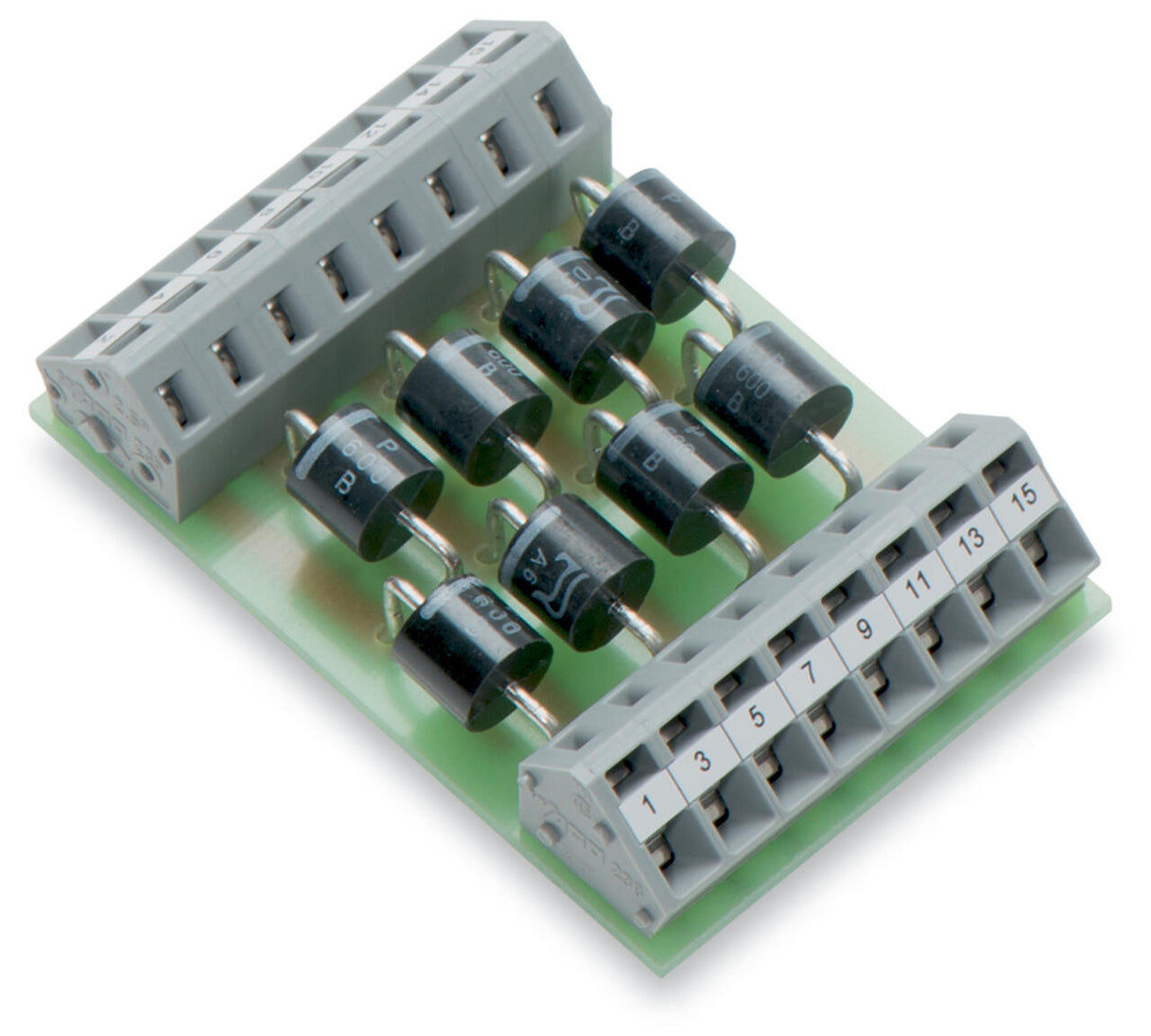 WAGO Bauelement-Reihenklemme 0,08-2,5qmm Serie 289 289-103 mehrf 1Etage 1A