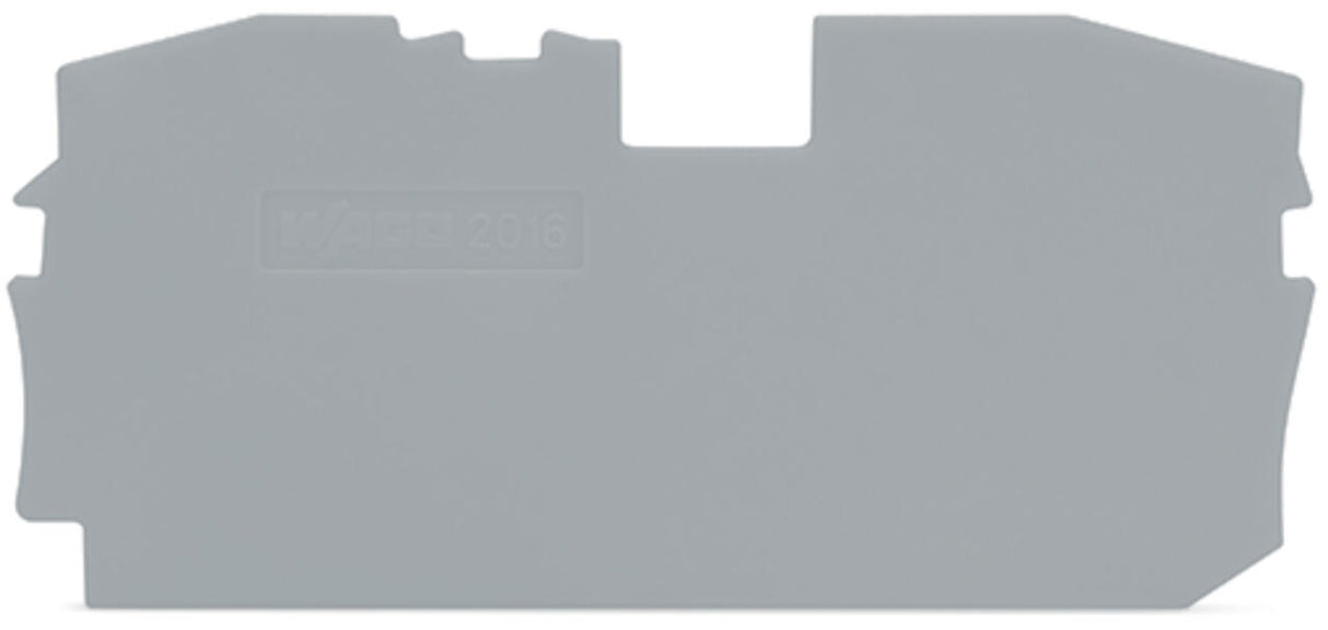 WAGO Abschl/Zwischenplatte rastb gr Serie 2016 2016-1291